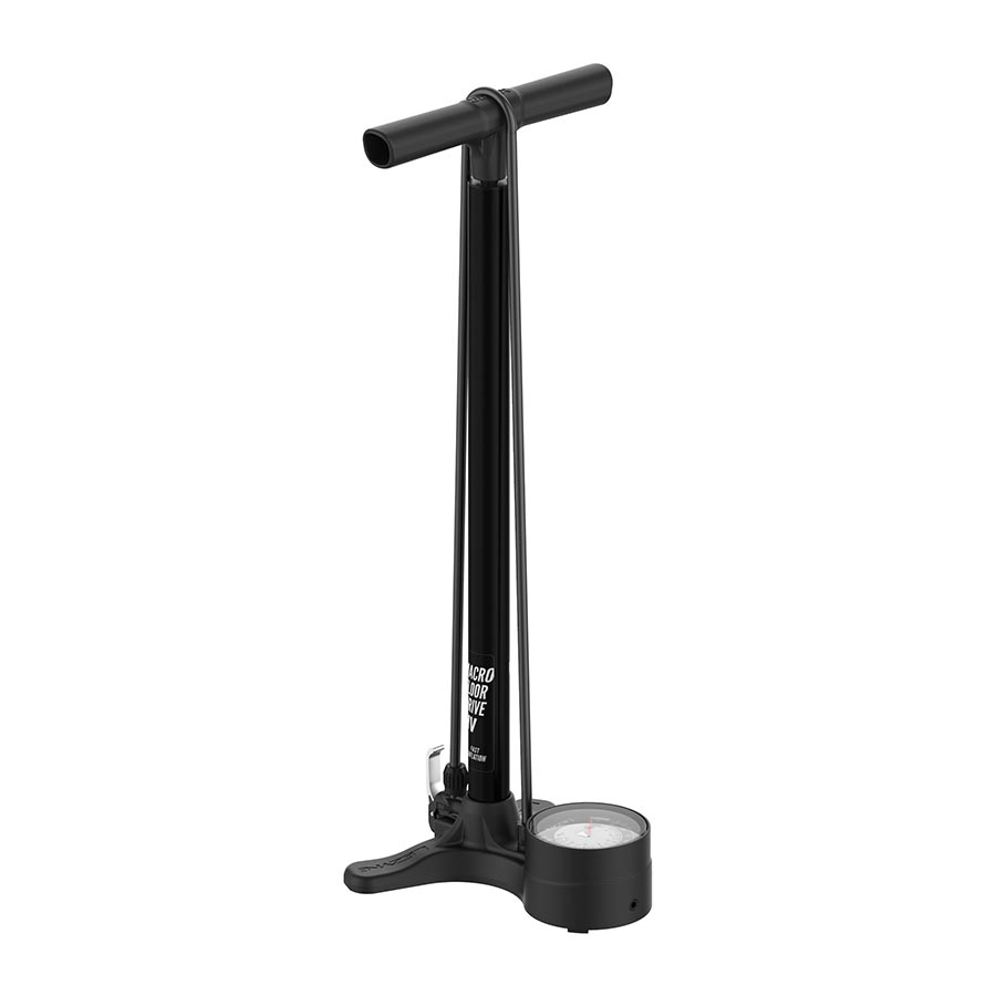 Floor Pumps Lezyne Lezyne Macro HV Floor Drive DV Pump Flat Black Dark Slate Gray
