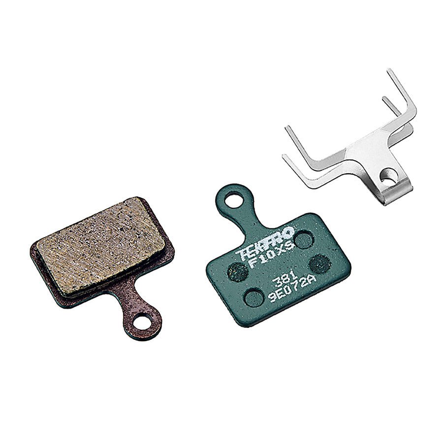 Tektro F10XS Disc Brake Pads - Low Noise Resin Compound For Use With Flat Mount Caliper