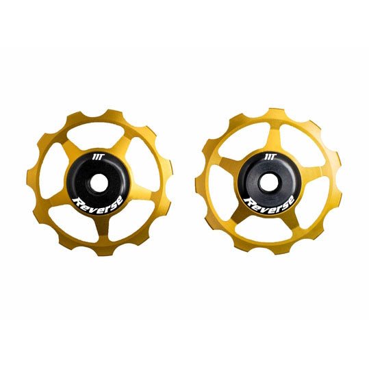 Reverse Aluminum Pulley Set For Colab Chain Tensioner Gold