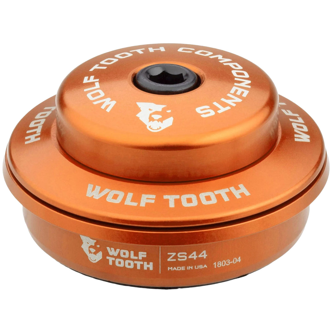 Wolf Tooth Performance Headset - ZS44/28.6 Upper 6mm Stack Orange
