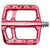 HT Pedals ANS12 Raven Platform Pedals CrMo Red