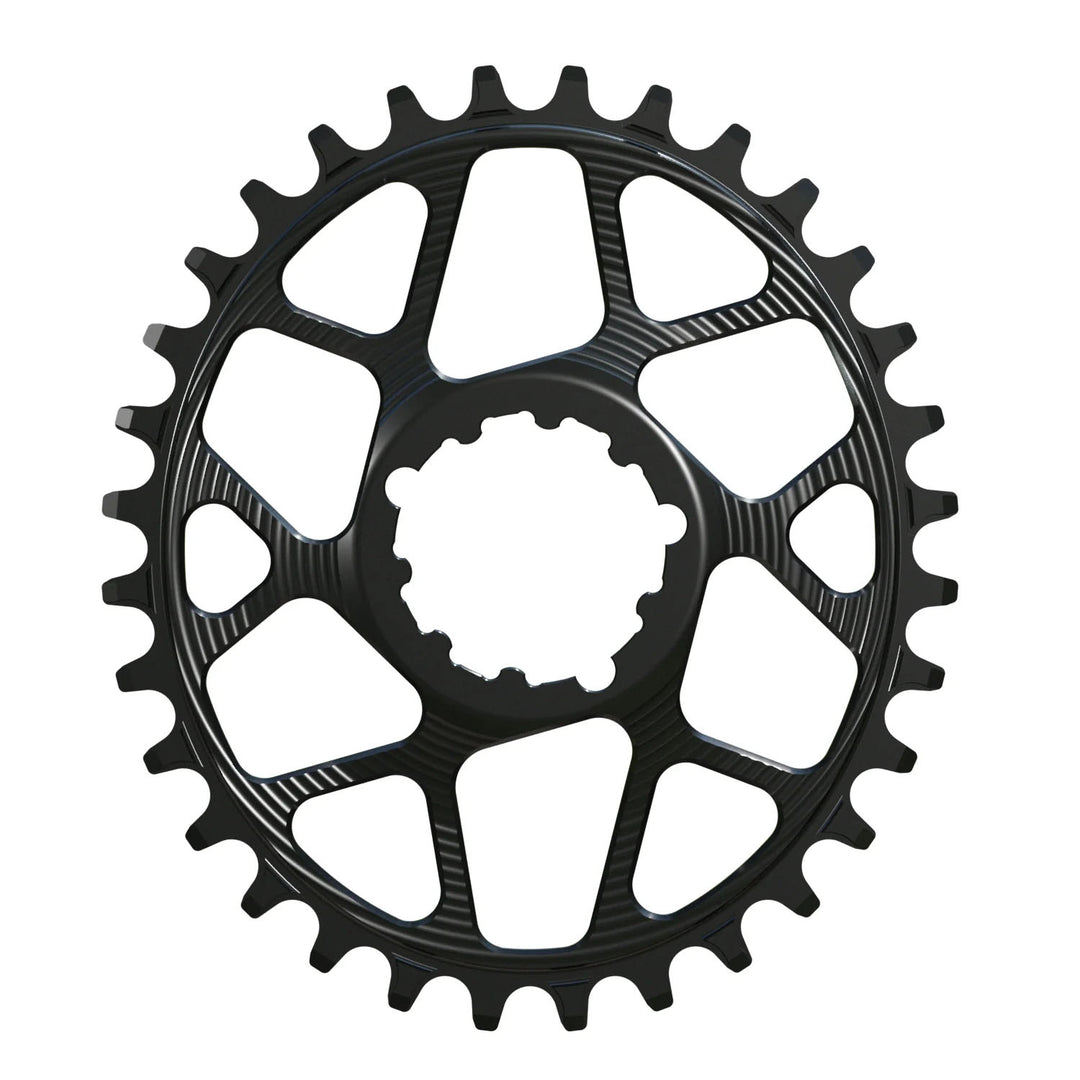 Works Components Oval Chainring SRAM 3-Bolt 34T Boost 3mm Blk
