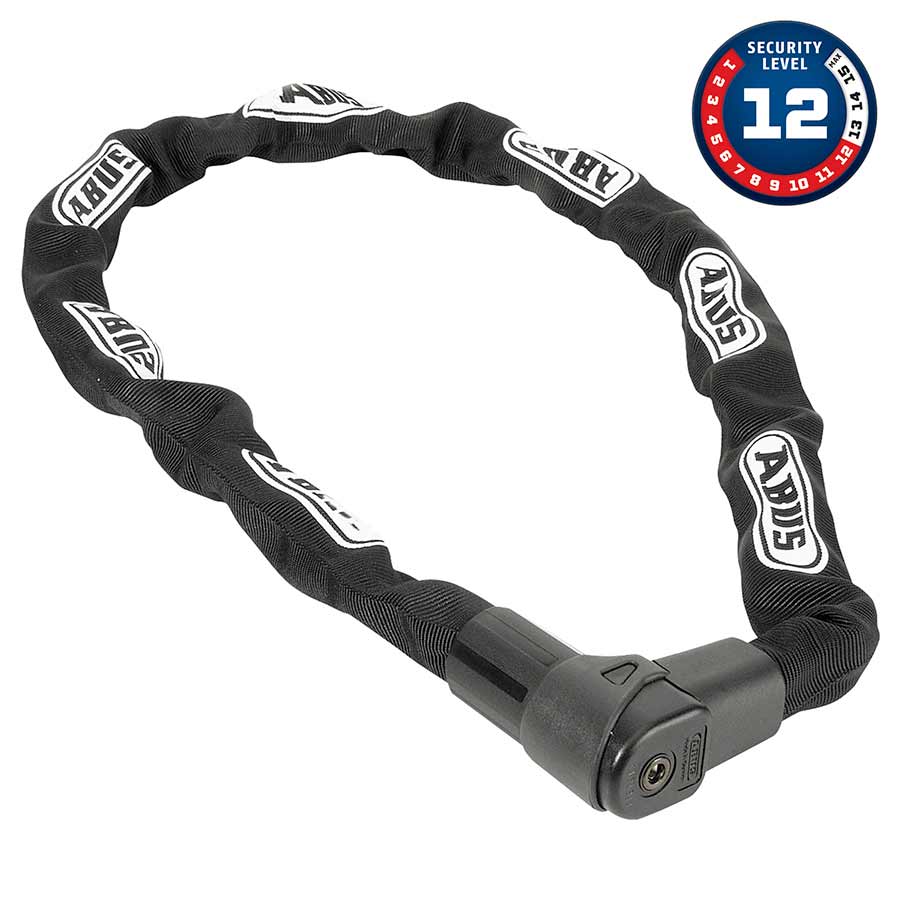 Chain Locks Abus Abus CityChain Plus 1010K Chain Lock Key 9mm 85cm 2.8 Black Dark Slate Gray