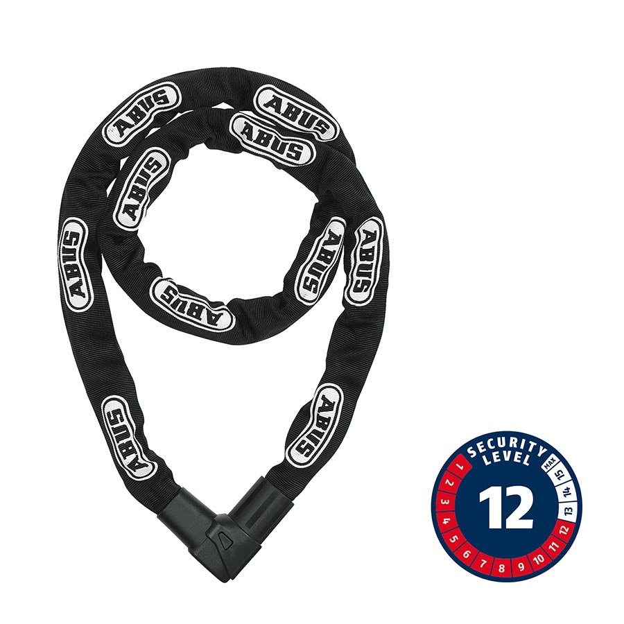 Chain Locks Abus Abus CityChain Plus 1010K Chain Lock Key 9mm 170cm 5.6 Black Dark Slate Gray