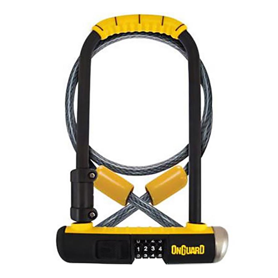 U-Lock OnGuard OnGuard Combo DT 8012C U-Lock 13 mm x 115mm x 230mm / 10mm x 120cm (13mm x 4.5 x 9 / 10mm x 4) Light Goldenrod