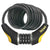 Cable Locks OnGuard OnGuard Doberman Combo Cable Lock: 6 x 15mm Gray/Black/Yellow Dark Slate Gray