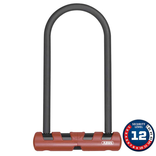 U-Lock Abus Abus Ultimate 420 U-Lock 14mm x 160mm x 230mm (14mm x 6.3 x 9) With USH bracket Dark Slate Gray