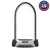 U-Lock Abus Abus Granit XPlus 540 U-Lock Key 13mm 16.0cm x 23.0cm 6.3" x 9" USH Black Light Gray