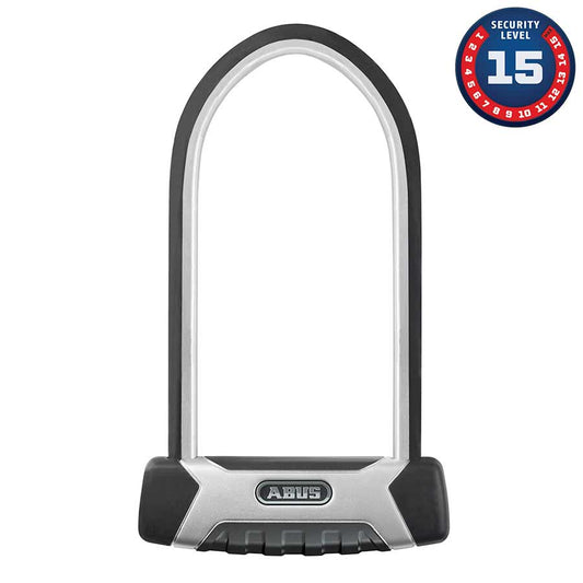 U-Lock Abus Abus Granit XPlus 540 U-Lock Key 13mm 16.0cm x 30.0cm 6.3" x 11.8" USH Black Light Gray