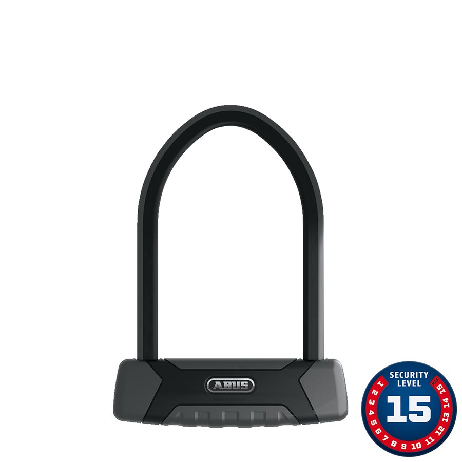 U-Lock Abus Abus Granit XPlus 540 U-Lock - 4 x 9" Includes SHB Bracket Dark Slate Gray
