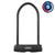 U-Lock Abus Abus Granit 460 U-Lock Key 12mm 15.0cm x 23.0cm 5.9" x 9" USH Black Dark Slate Gray