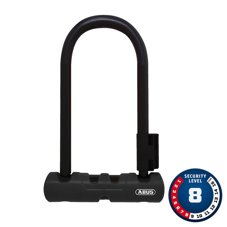 U-Lock Abus Abus Ultra 410 Mini U-Lock Key 12mm 15.0cm x 18.0cm 5.9" x 7.1" SH34 Black Dark Slate Gray