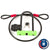 U-Lock Abus Abus Ultra Mini + Cobra Loop U-Lock Key 12mm 15.0cm x 18.0cm 5.9" x 7.1" SH34 Green; Cable 10mm 120cm 4 Light Gray