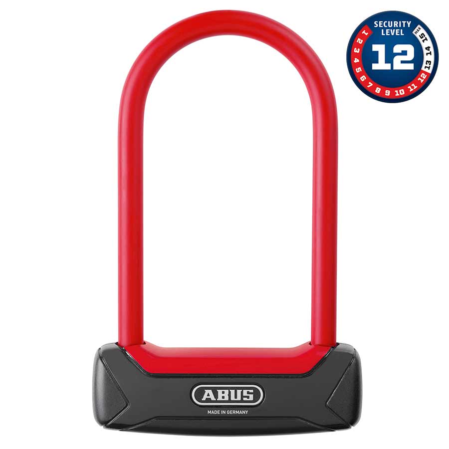 U-Lock Abus Abus Granit Plus 640 U-Lock 12mm x 83mm x 150mm (12mm x 3.3 x 5.9) Red Firebrick