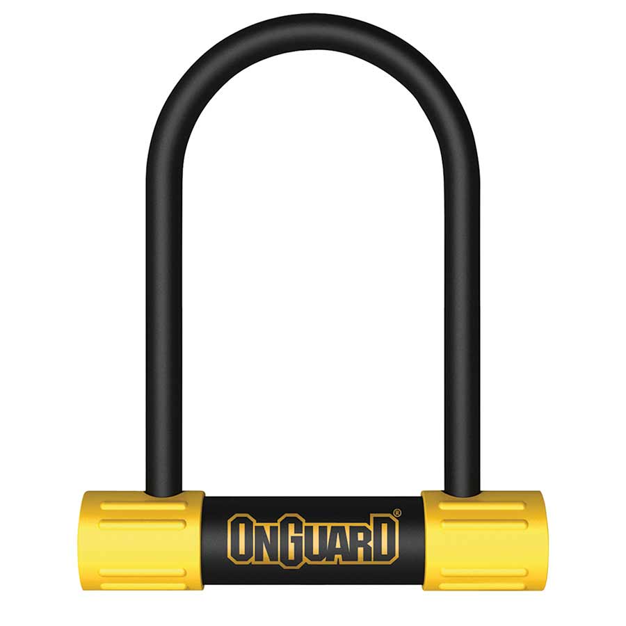 U-Lock OnGuard OnGuard BullDog Series U-Lock - 3.5 x 5.5" Keyed BLK/YLW Includes bracket Dark Slate Gray