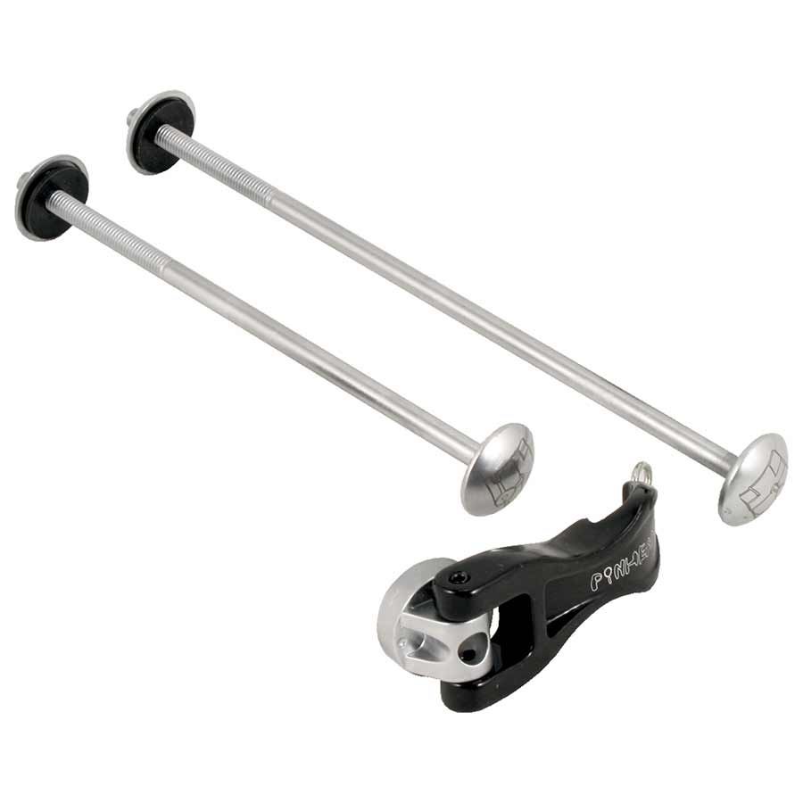 Wheel/Frame Lock Pinhead Pinhead 2-Pack Lockset: Wheel Skewer Set Gray