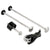Wheel/Frame Lock Pinhead Pinhead 3-Pack Lockset: Wheel Skewer Set Seat Gray