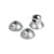 Wheel/Frame Lock Pinhead Pinhead M9 Solid Axle Locking Nuts Gray