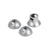 Wheel/Frame Lock Pinhead Pinhead 3/8" Solid Axle Locking Nuts Gray