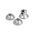Wheel/Frame Lock Pinhead Pinhead M10 Solid Axle Locking Nuts Gray