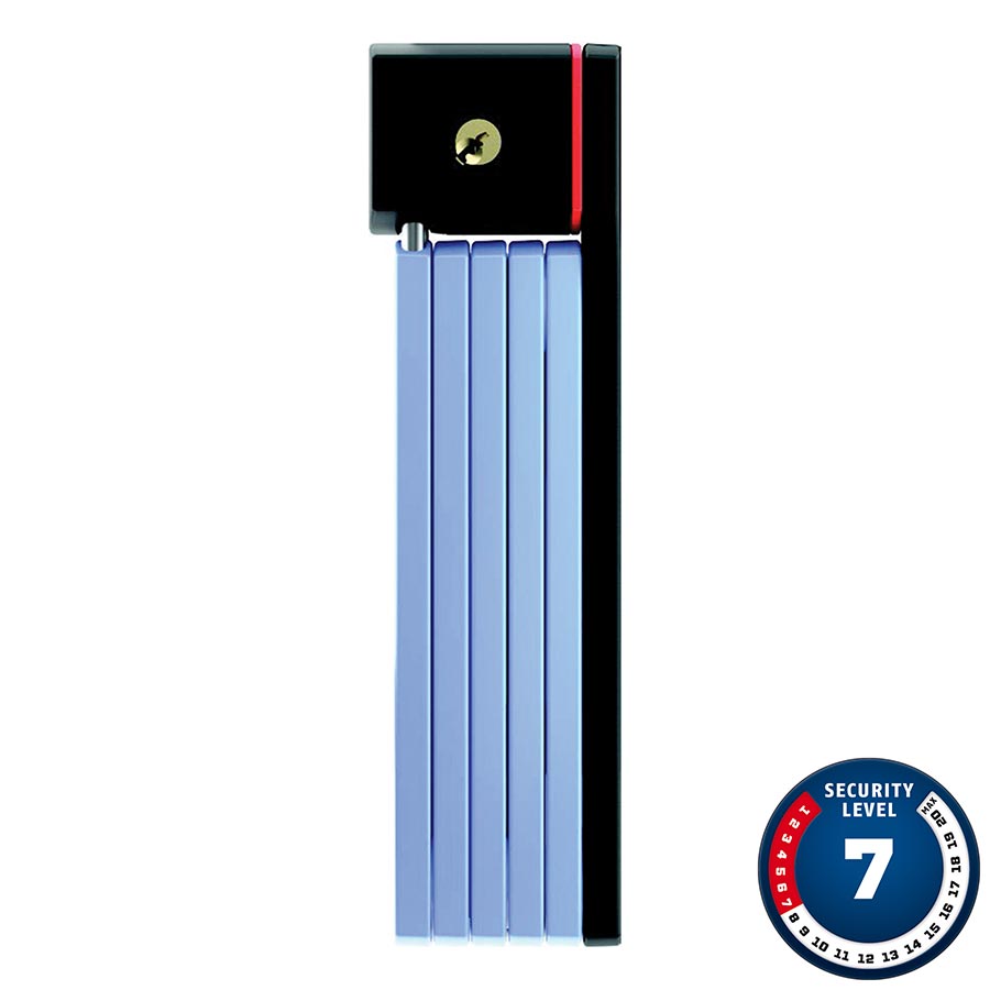 Folding Locks Abus Abus Bordo uGrip 5700 SH Folding Lock Key 80cm 2.6 5mm Blue Black
