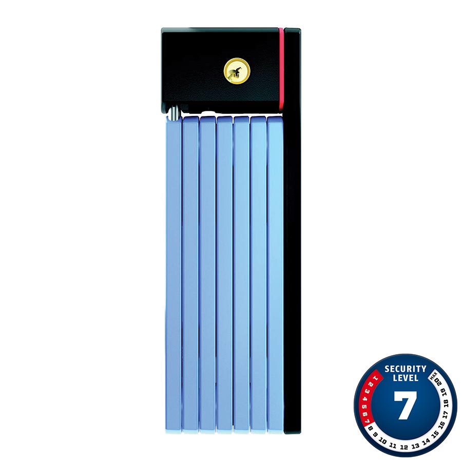 Folding Locks Abus Abus Bordo Big uGrip 5700 Folding Lock Key 100cm 3.3 5mm Blue Sky Blue