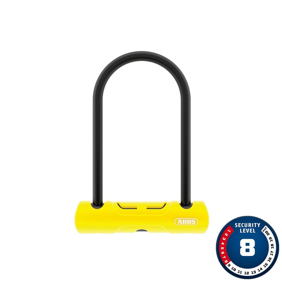 U-Lock Abus Abus 402 U-Lock Key 150x160mm 5.9x6.3 Thickness in mm: 10mm Yellow Mini Dark Slate Gray