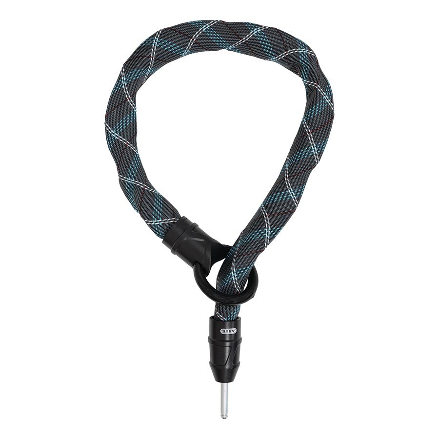 Frame Locks Abus Abus IvyTex Adaptor Chain 8KS Frame Lock Chain 8mm 100cm 3.3 Crossing Grey Dark Slate Gray