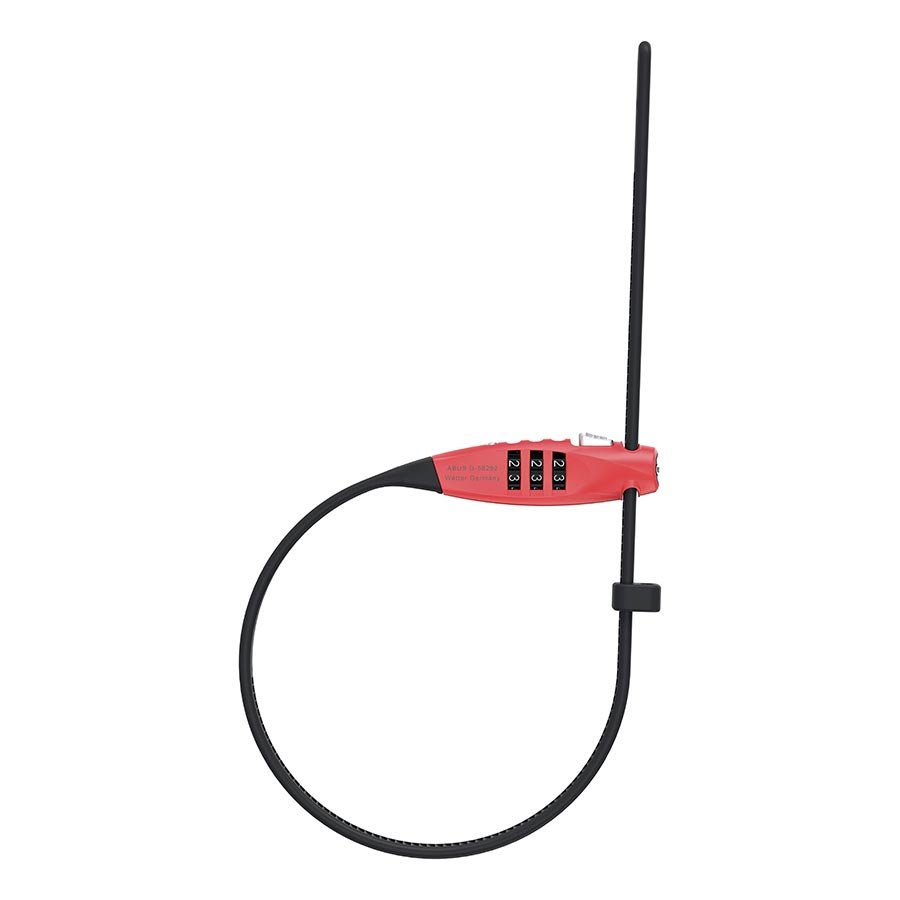 Cable Locks Abus Abus  Combiflex Travel Guard Combo Lock - Red Dark Slate Gray
