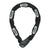 Chain Locks Abus ABUS Keyed Chain Lock Granit City XPlus Chain (110cm): Black Dark Slate Gray