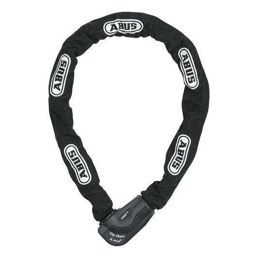 Chain Locks Abus ABUS Keyed Chain Lock Granit City XPlus Chain (110cm): Black Dark Slate Gray
