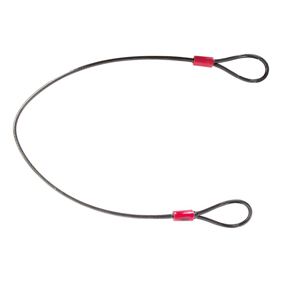 Cable Locks Abus ABUS Cobra Seat Leash: 5mm x 75cm (2.5ft): Black Dim Gray