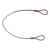 Cable Locks Abus ABUS Cobra Seat Leash: 5mm x 75cm (2.5ft): Black Dim Gray
