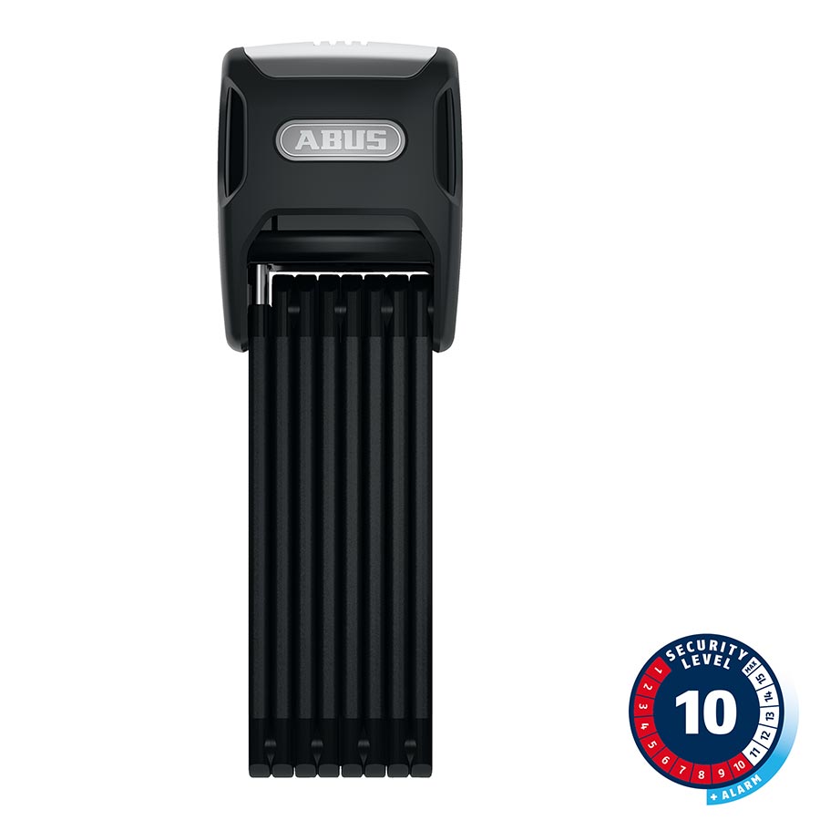 Folding Locks Abus Abus Bordo 6000A RC SmartX Folding Lock -  120cm Alarm BLK SH Bracket Remote Black