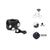 Lock Accessories Pinhead Pinhead TagBox Security Tag Holder - AirTag SmartTag Frame/Seatpost Clamp Mount 34.9/31.8/30.0/28.6 Light Gray