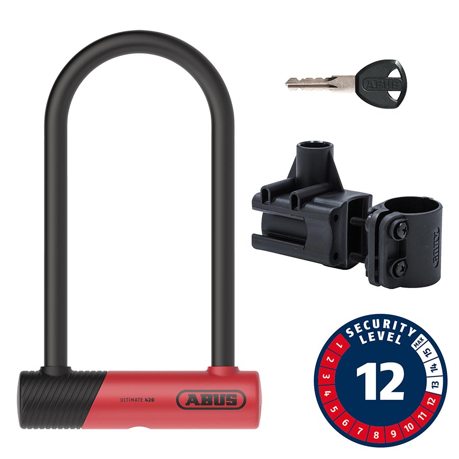 U-Lock Abus Abus 420K/150HB230 USH U-Lock - Black Dark Slate Gray