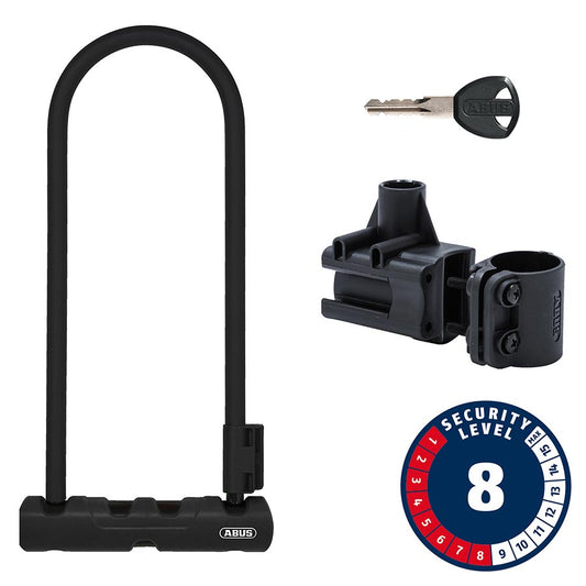 U-Lock Abus Abus Ultra 410K U-Lock Key 12mm 170x300mm 6.7x11.8 SH34 Black Dark Slate Gray