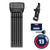 Folding Locks Abus Abus Bordo 6200K/90 SH BK Folding Lock - Black Dark Slate Gray