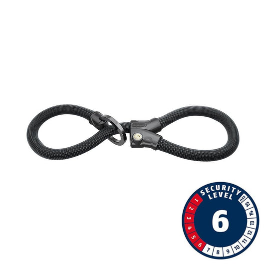 Cable Locks Abus Abus Infinity Loop 1806/110 Cable Lock - Black Dark Slate Gray