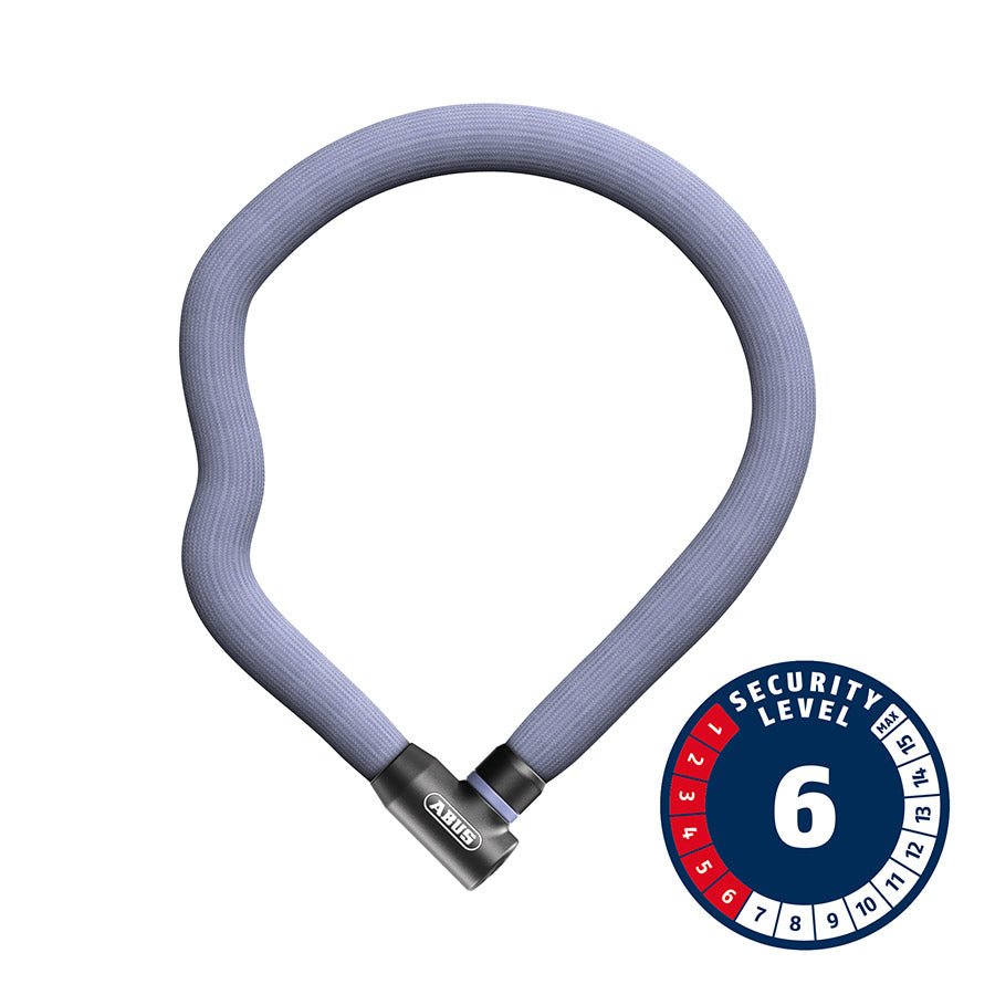 Cable Locks Abus Abus Goose Lock 4204K 4204K/110 Cable Lock - Flint Light Slate Gray
