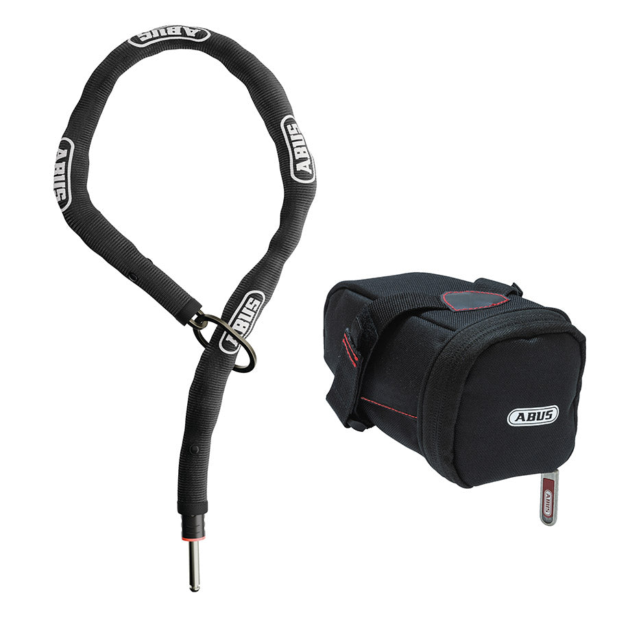 Abus ACH Classic AdptrChn + FrmLock Frame Lock 130cm 5.5mm Black