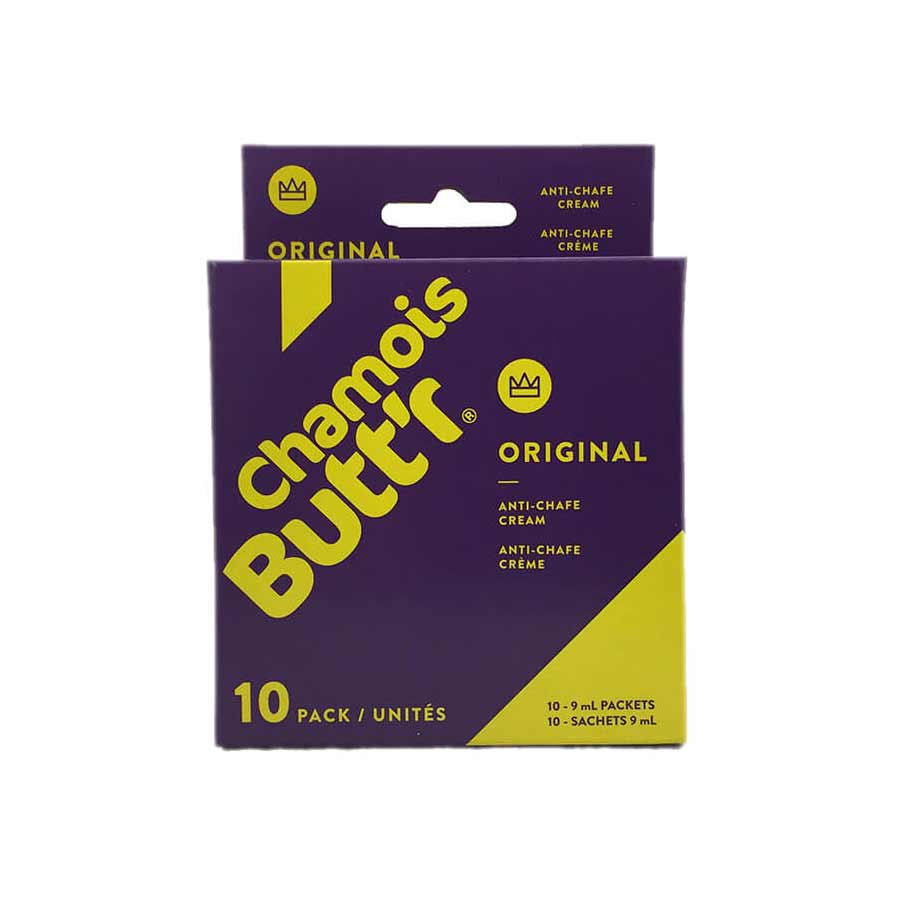 Anti Chafe Chamois Butt'r Chamois Buttr Original: 0.3oz Packet Box of 10 Dark Slate Gray