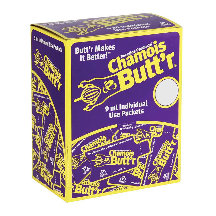 Anti Chafe Chamois Butt'r Chamois Buttr Original: 0.3oz Packet POP Box of 75 Dark Slate Blue
