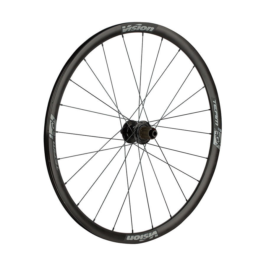 Vision Team i23 Aero Gravel Wheelset 700c 24H Front/Rear Tubeless Ready Centerlock Disc TA12 HG11