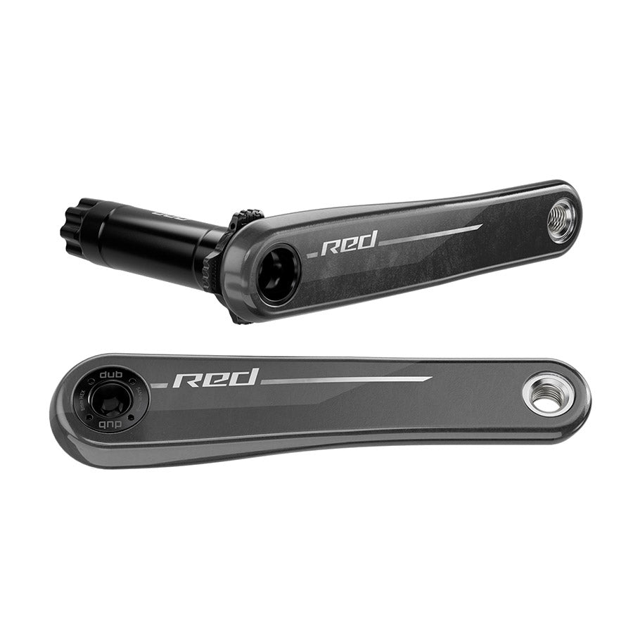 SRAM Red Wide E1 Crank Arm 150mm DUB BCD: Direct Mount SRAM 8 Bolt Black