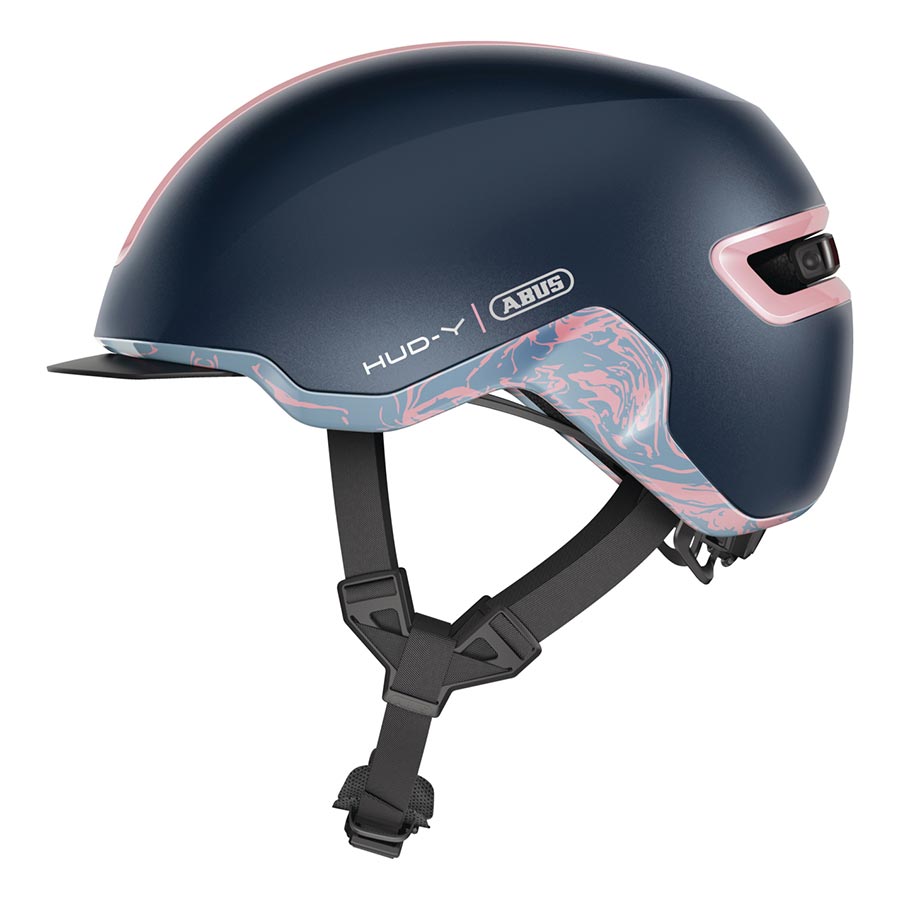 Helmets Abus Abus Hud-Y Helmet L 59 - 62cm Midnight Blue Dark Slate Gray