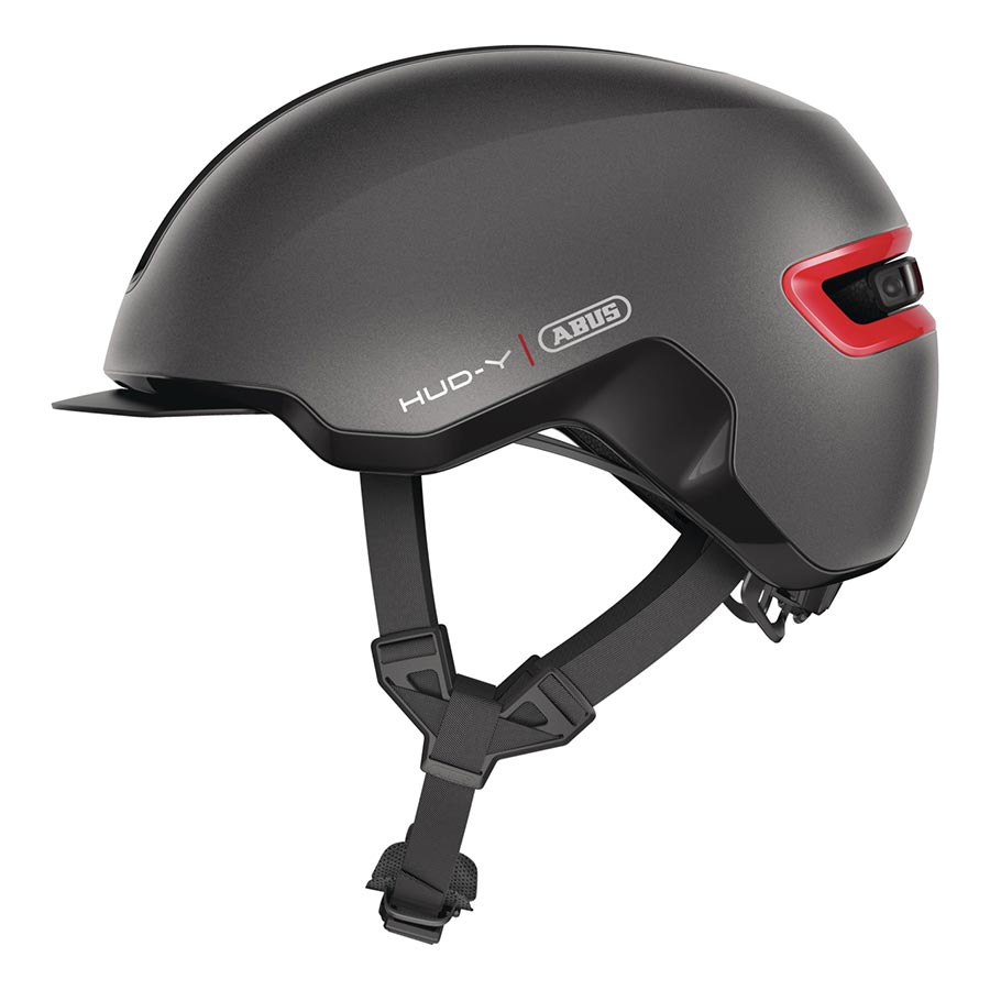 Helmets Abus Abus Hud-Y Helmet S 51 - 55cm Titan Dark Slate Gray