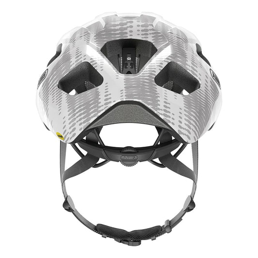 Helmets Abus Abus Macator MIPS Helmet - White Silver Small Gray