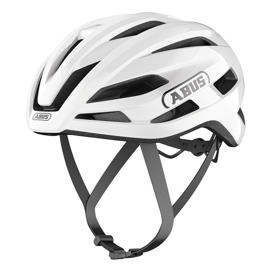 Helmets Abus Abus StormChaser Helmet M 54 - 58cm Shiny White Light Gray