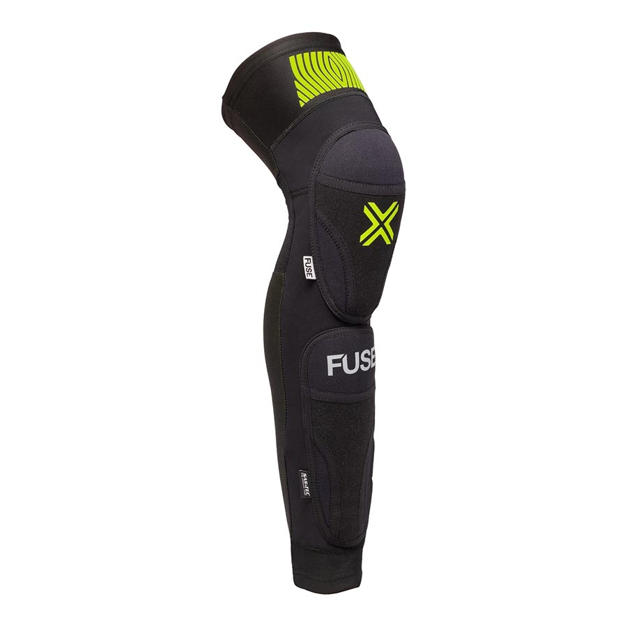 Knee and Shin Guards FUSE Fuse Omega 100 Knee Combo Knee/Shin Guard Black M Pair Dark Slate Gray